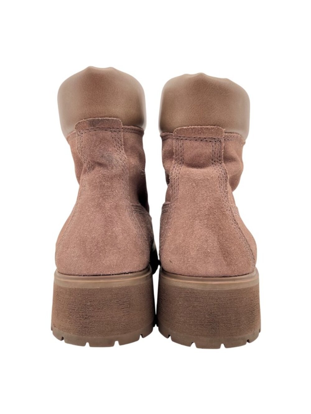 Timberland Ortholite Suede Lace-Up Ankle Combat Boots Womens Size 10 US in Taupe - Picture 8 of 15